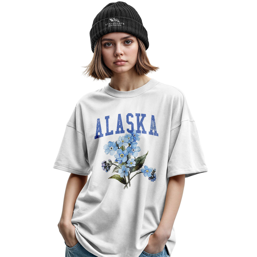 Alaska Forget Me Not Floral Bouquet - White lifestyle 2