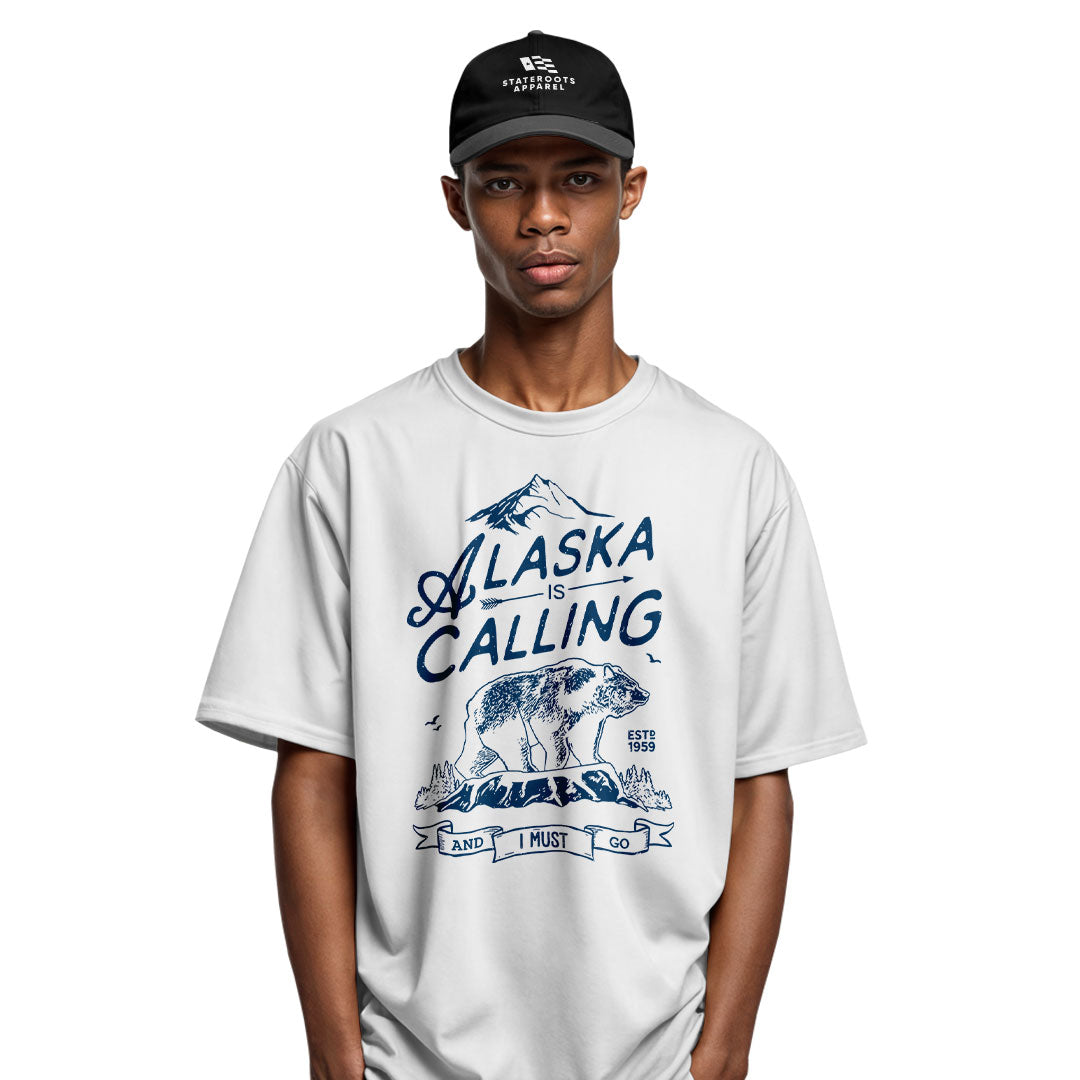Alaska Is Calling Bear Vintage - White lifestyle 4