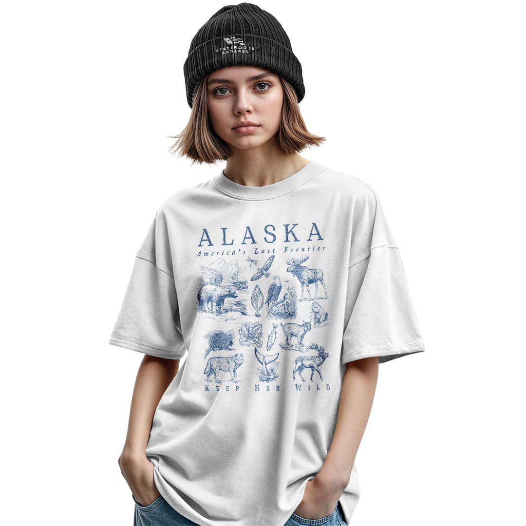 Alaska Keep Her Wild Animals Chart - White lifestyle 2