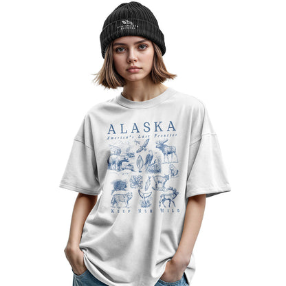 Alaska Keep Her Wild Animals Chart - White lifestyle 2