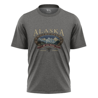 Alaska Last Frontier American Tradition Crest - Charcoal flatlay