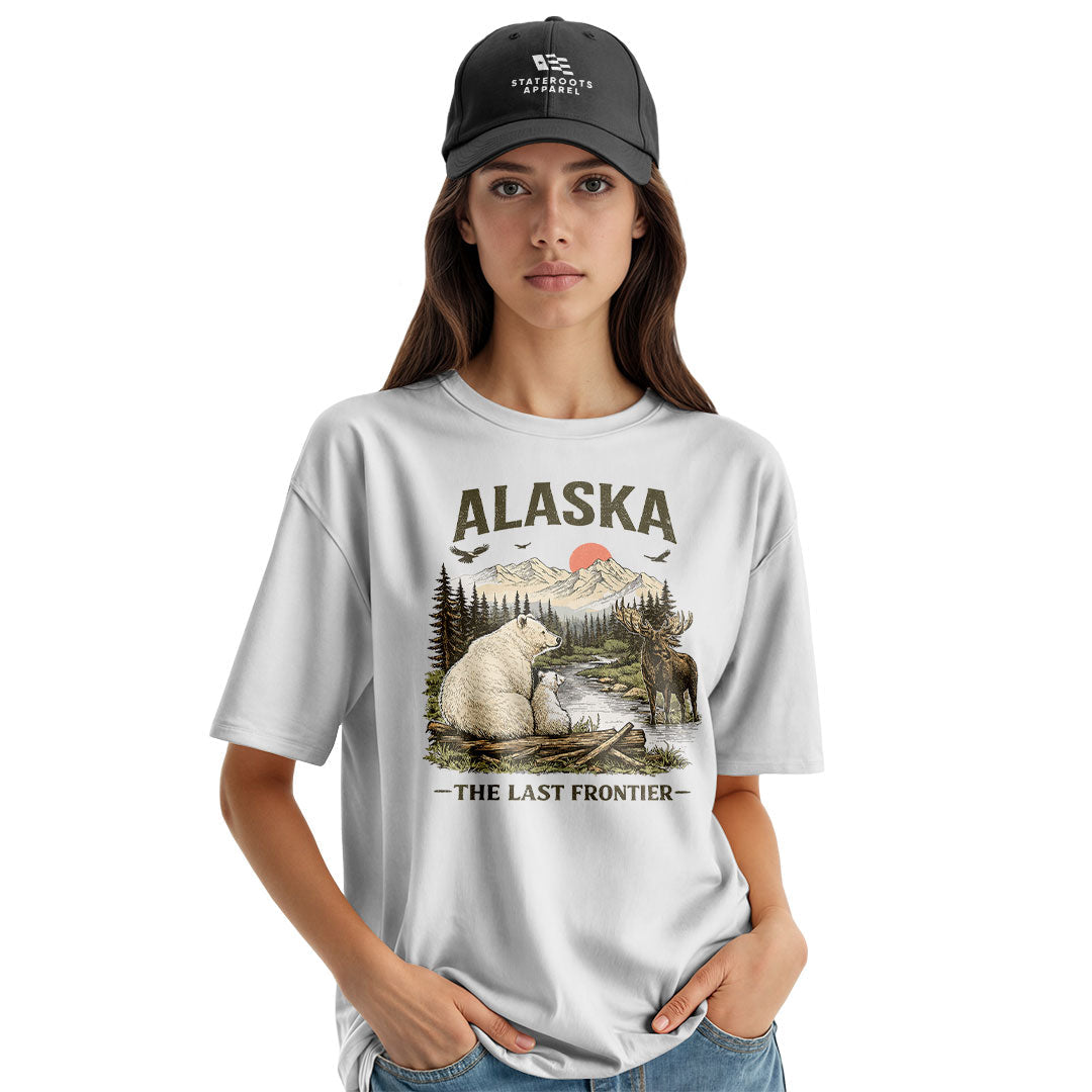Alaska Last Frontier Polar Bear Moose - White lifestyle 3