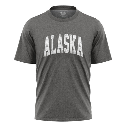 Alaska Varsity Arch Distressed - Charcoal flatlay