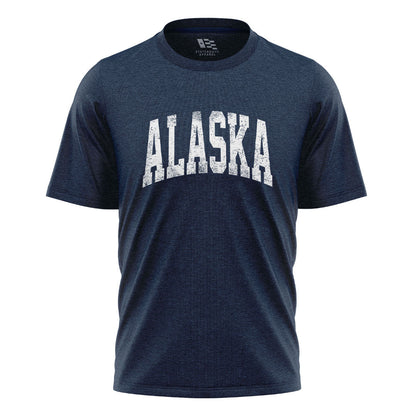 Alaska Varsity Arch Distressed - Navy flatlay