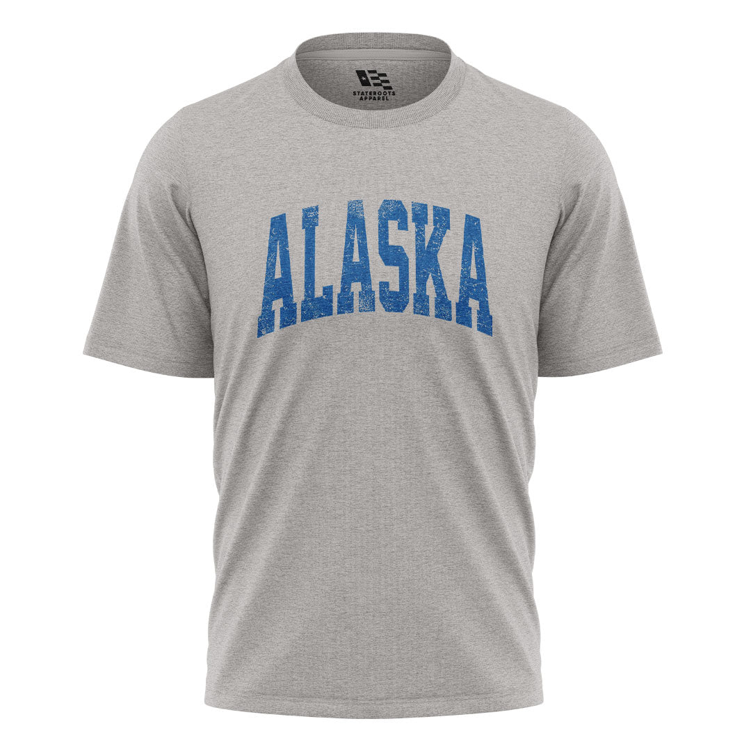 Alaska Varsity Arch Distressed - Sport Grey flatlay