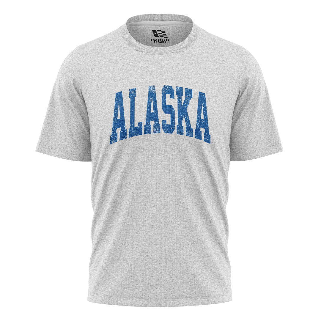 Alaska Varsity Arch Distressed - White flatlay