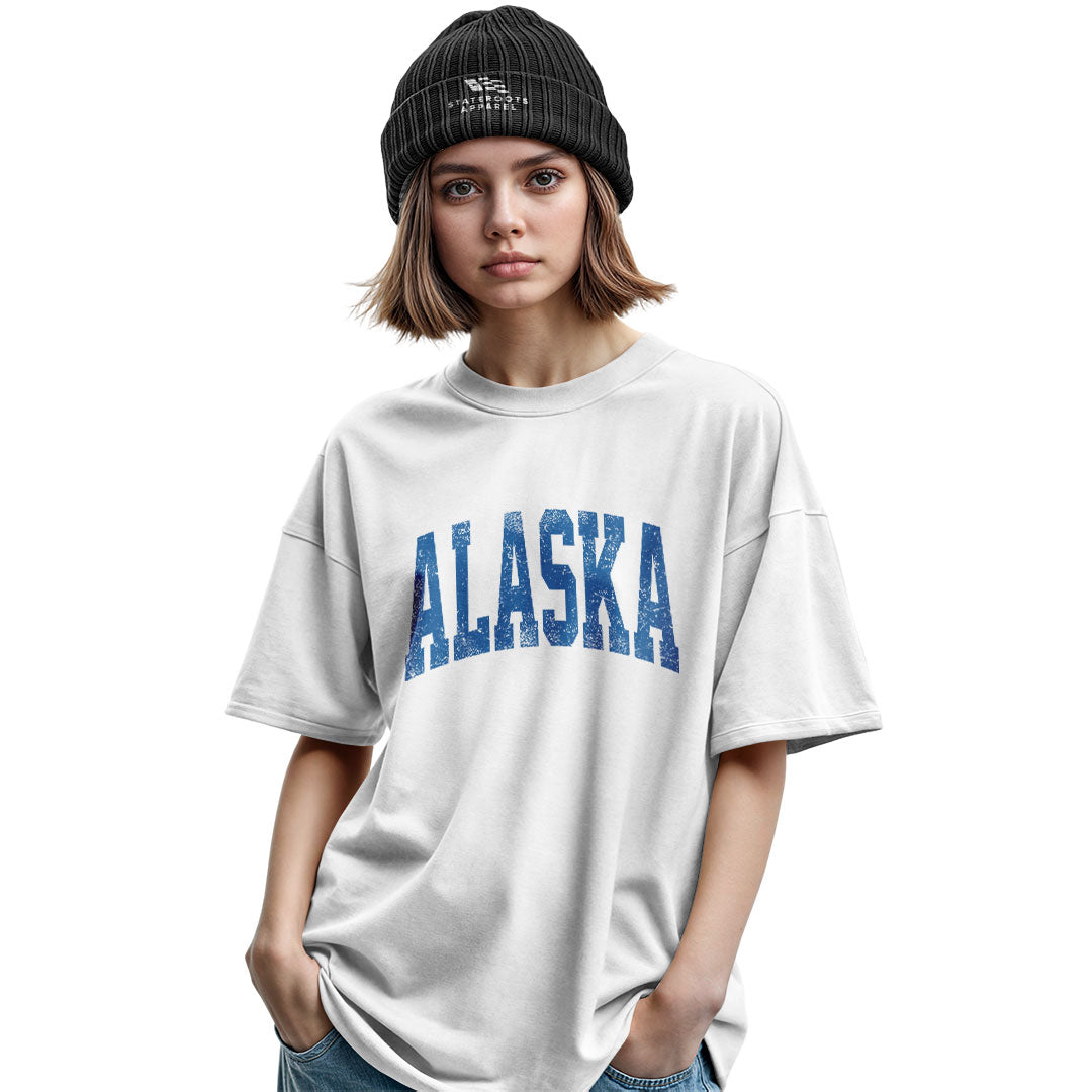 Alaska Varsity Arch Distressed - White lifestyle 2