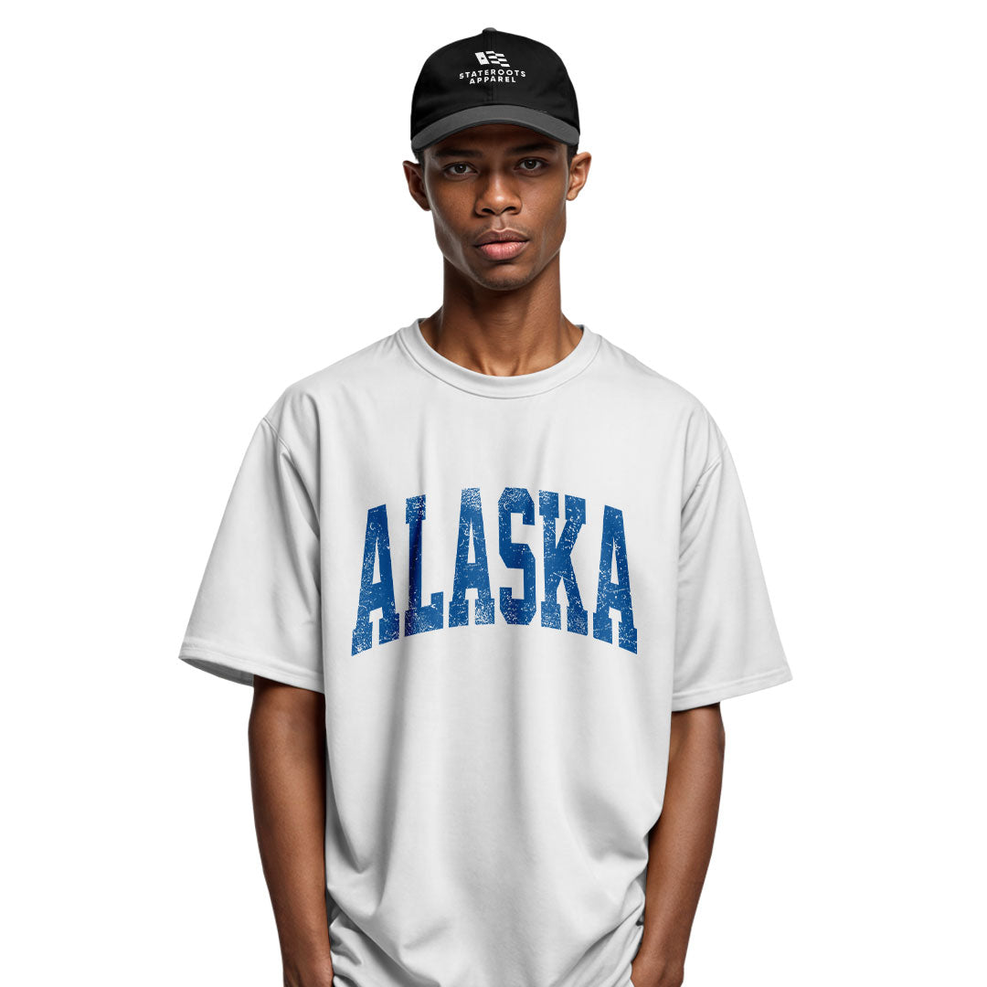 Alaska Varsity Arch Distressed - White lifestyle 4