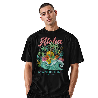 Aloha State of Mind 1984 Tee - Black view