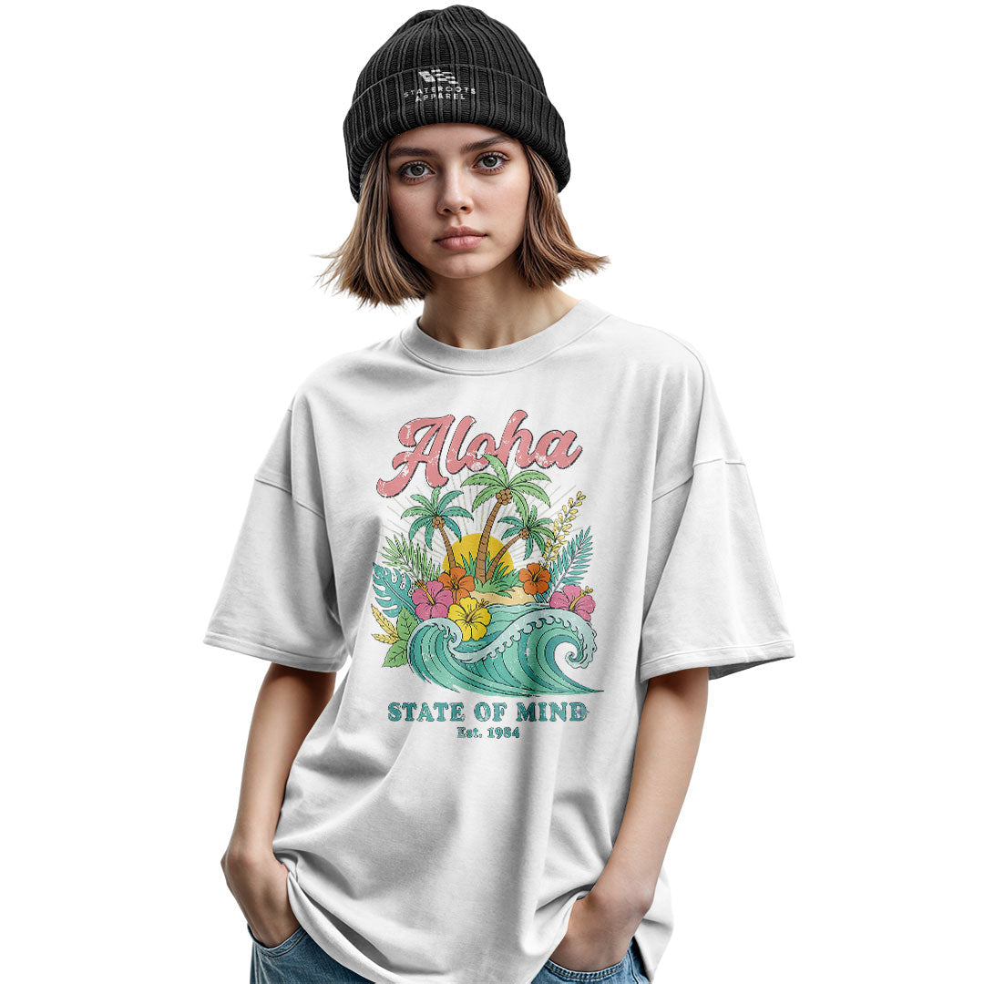 Aloha State of Mind 1984 Tee - Military Green view