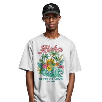 Aloha State of Mind 1984 Tee - Sport Grey view