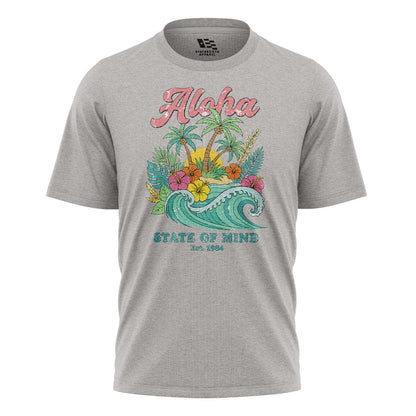 Aloha State of Mind 1984 Tee - Sport Grey flatlay