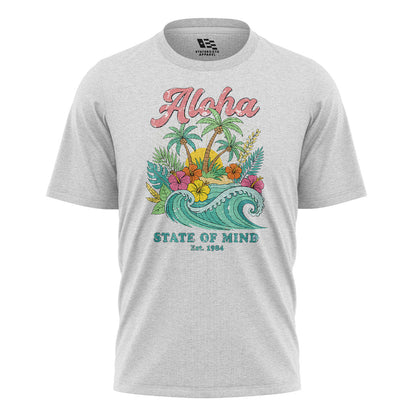Aloha State of Mind 1984 Tee - White flatlay