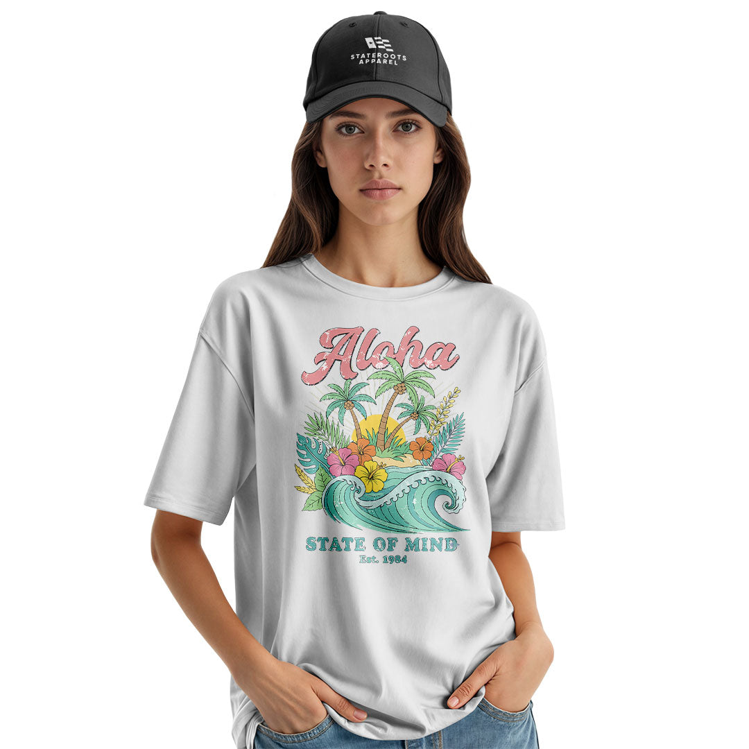 Aloha State of Mind 1984 Tee - White view