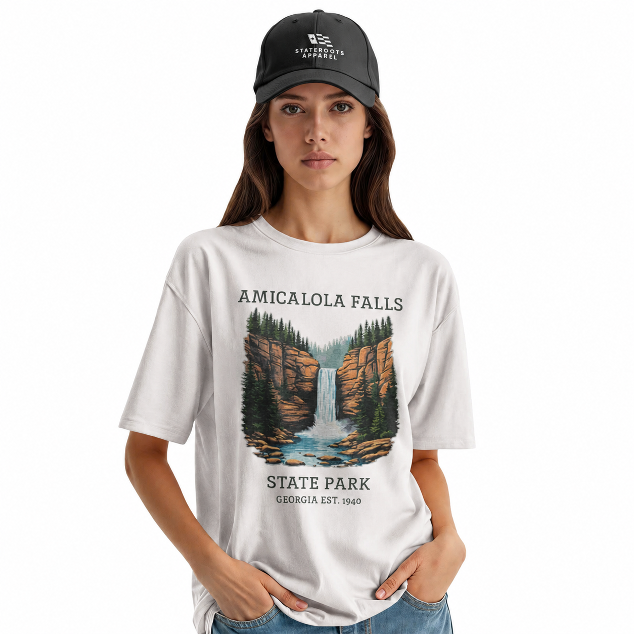 Amicalola Falls Georgia T-Shirt | State Park Waterfall Souvenir Tee