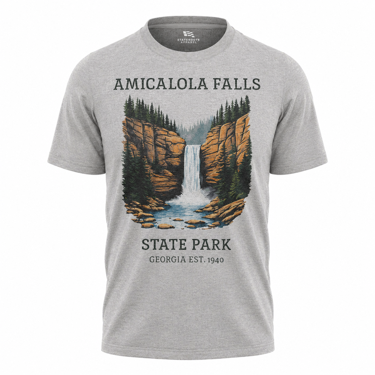 Amicalola Falls Georgia T-Shirt | State Park Waterfall Souvenir Tee