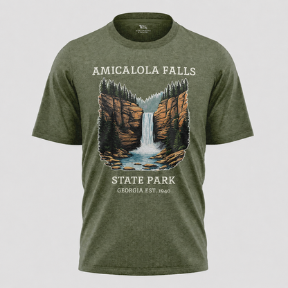 Amicalola Falls Georgia T-Shirt | State Park Waterfall Souvenir Tee