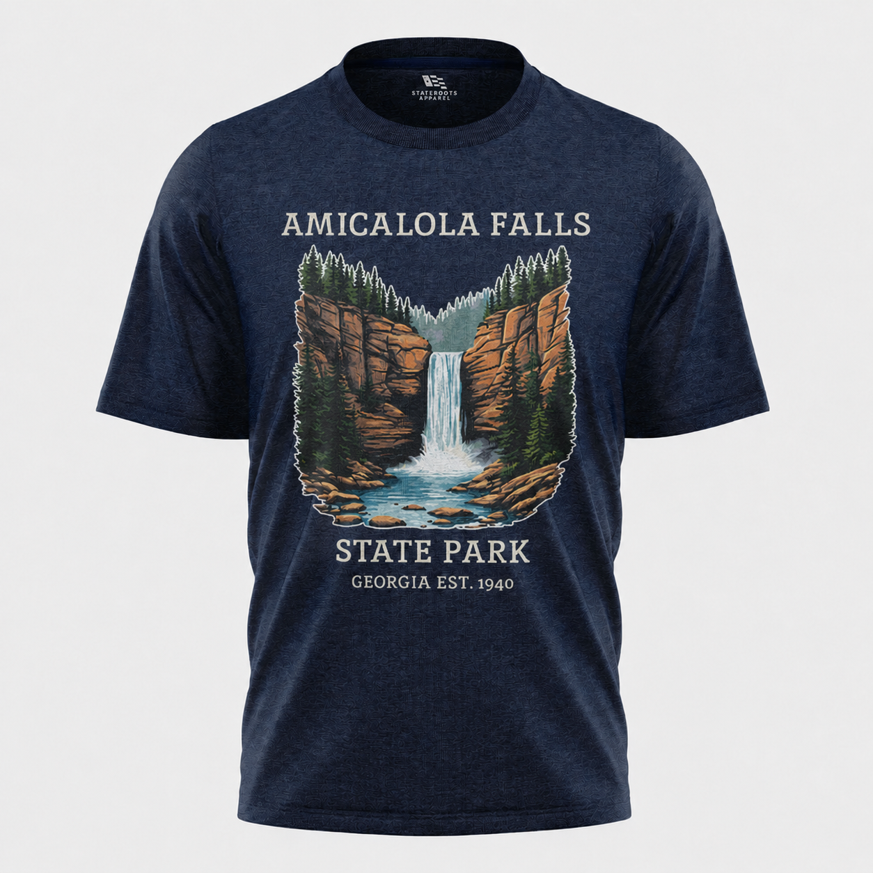 Amicalola Falls Georgia T-Shirt | State Park Waterfall Souvenir Tee