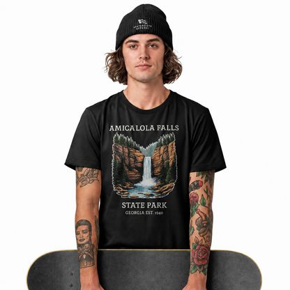 Amicalola Falls Georgia T-Shirt | State Park Waterfall Souvenir Tee