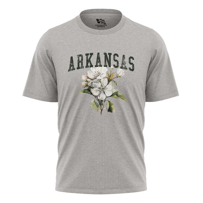 Arkansas Apple Blossom Tee - Sport Grey flatlay