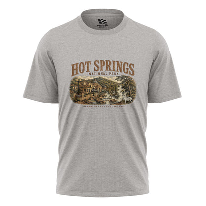 Arkansas Hot Springs Est 1921 Tee - Sport Grey flatlay