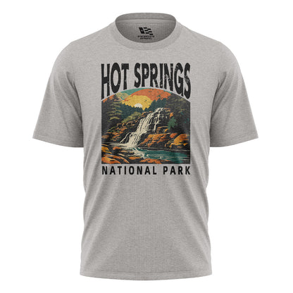 Arkansas Hot Springs Waterfall Tee - Sport Grey flatlay
