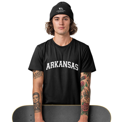 Arkansas Varsity Arch Tee - White view