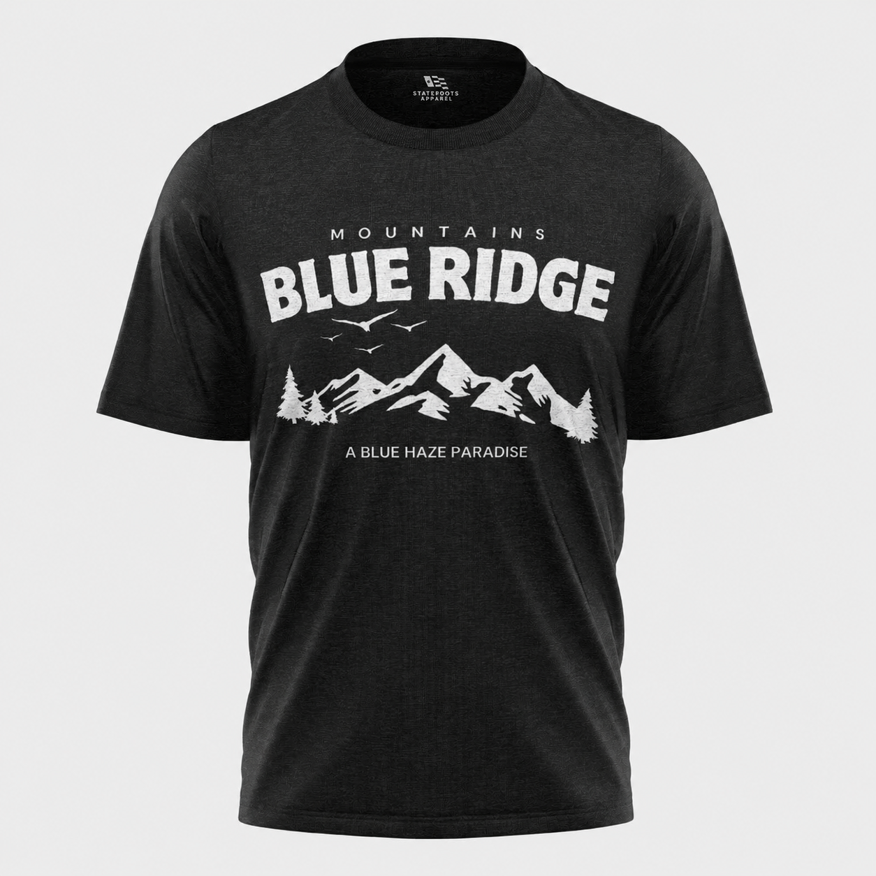 Blue Ridge Mountains Georgia T-Shirt | Appalachian Scenic Minimalist Tee