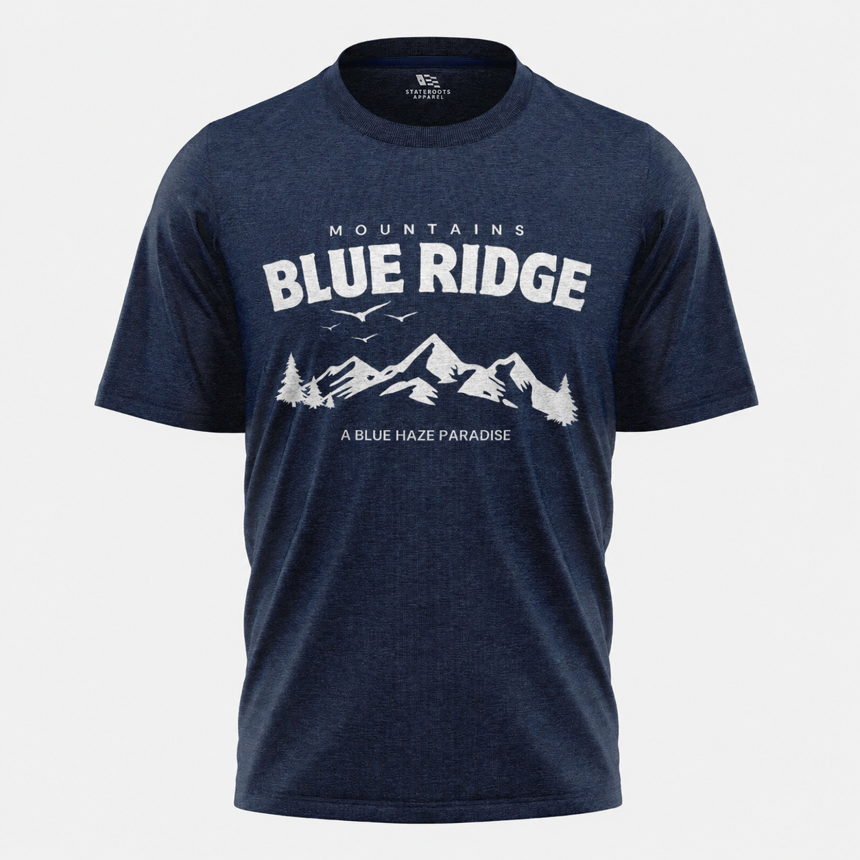 Blue Ridge Mountains Georgia T-Shirt | Appalachian Scenic Minimalist Tee