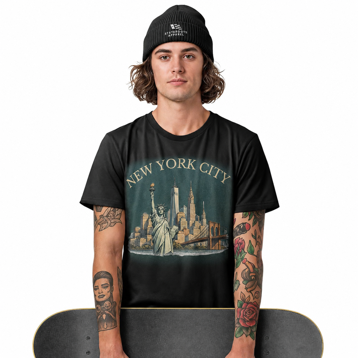 New York City Vintage Skyline T-Shirt | Comfort Colors Souvenir Tee