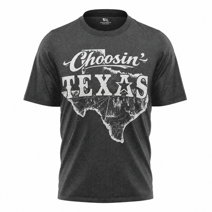 Choosin' Texas T-Shirt | Retro Country State Map Comfort Colors Tee