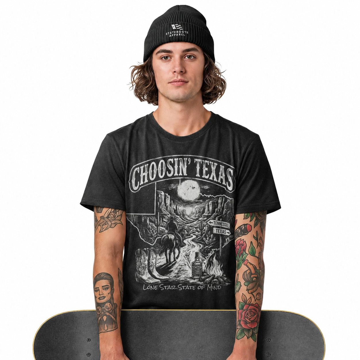 Choosin' Texas T-Shirt | Vintage Cowboy Lone Star State Western Tee