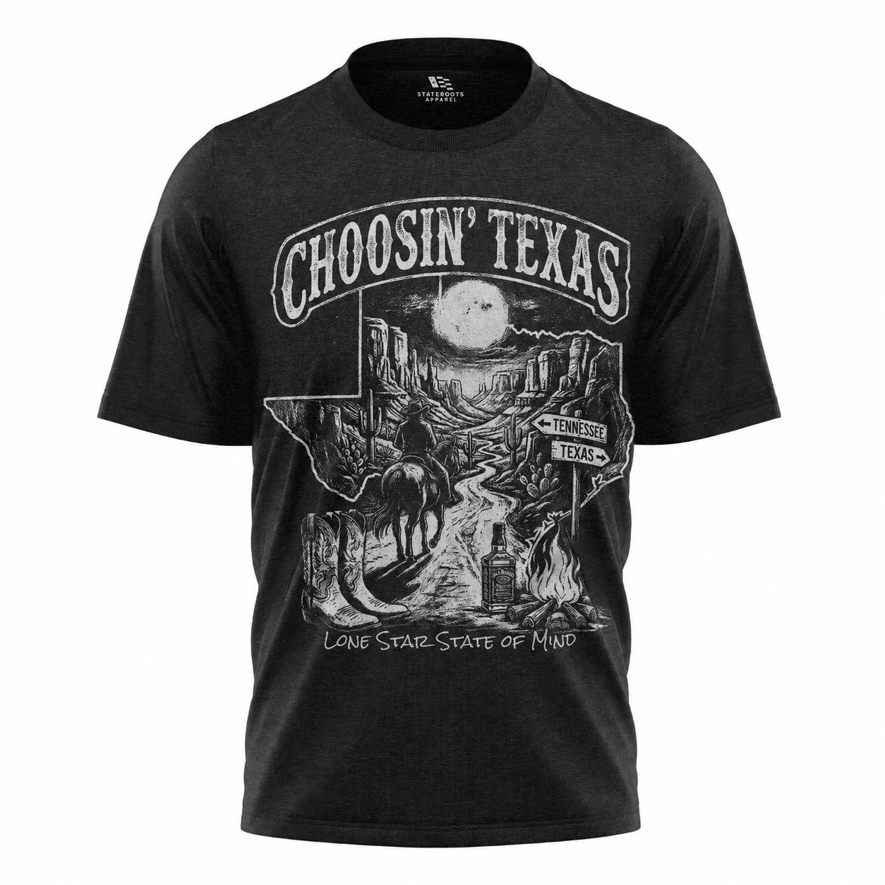 Choosin' Texas T-Shirt | Vintage Cowboy Lone Star State Western Tee