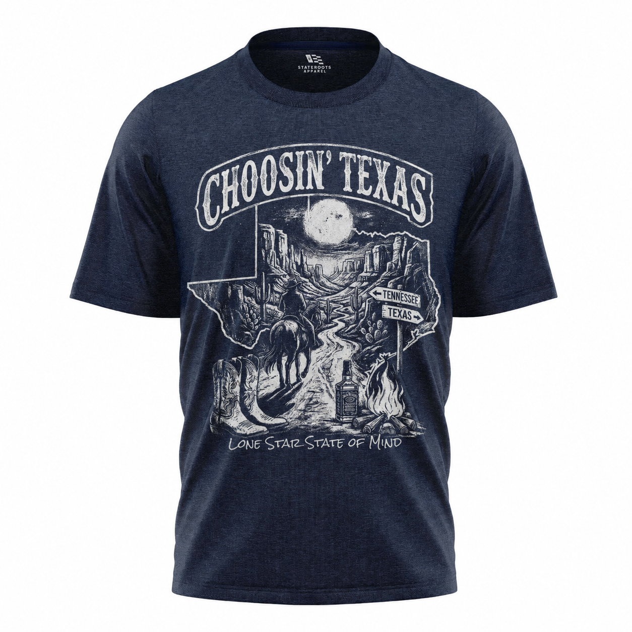 Choosin' Texas T-Shirt | Vintage Cowboy Lone Star State Western Tee