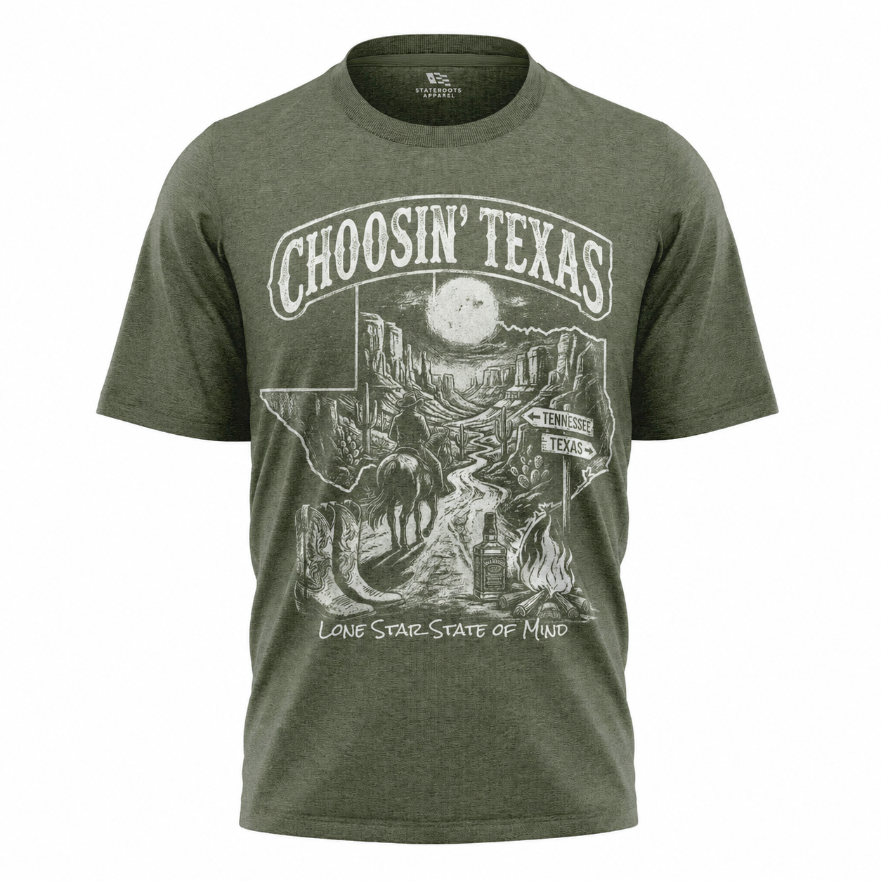 Choosin' Texas T-Shirt | Vintage Cowboy Lone Star State Western Tee