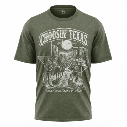 Choosin' Texas T-Shirt | Vintage Cowboy Lone Star State Western Tee