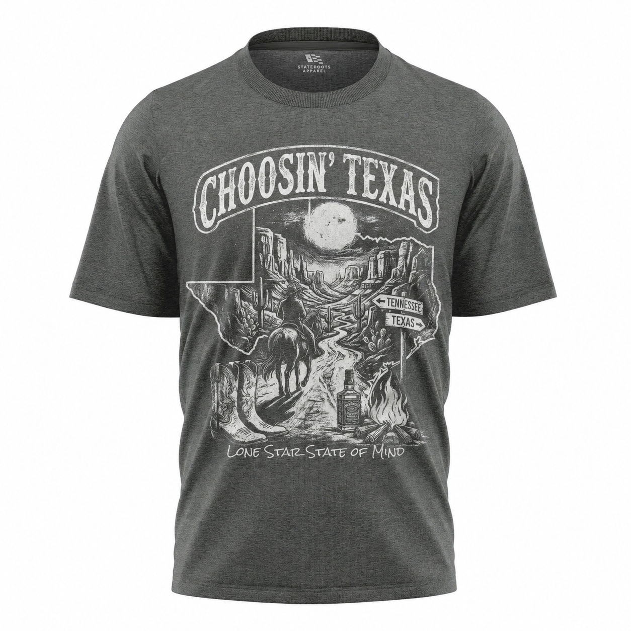 Choosin' Texas T-Shirt | Vintage Cowboy Lone Star State Western Tee
