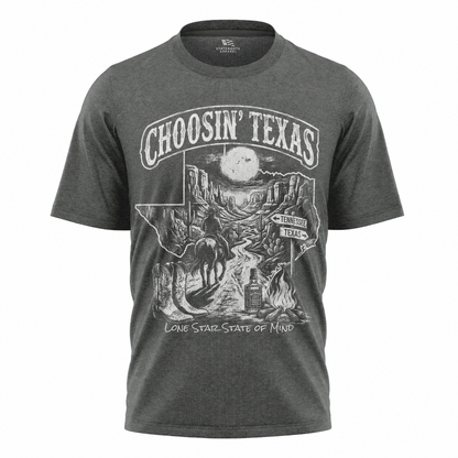 Choosin' Texas T-Shirt | Vintage Cowboy Lone Star State Western Tee