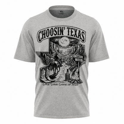 Choosin' Texas T-Shirt | Vintage Cowboy Lone Star State Western Tee