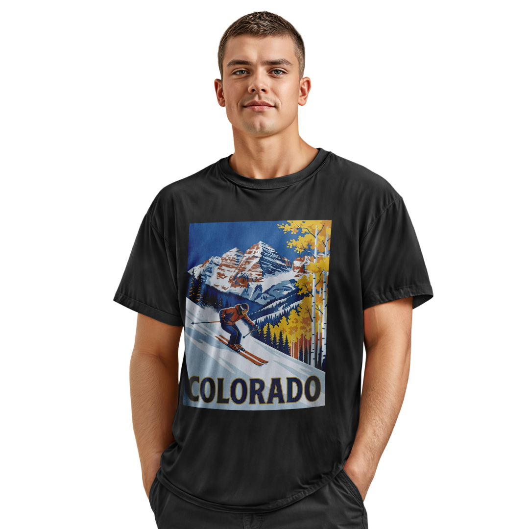 Aspen Colorado Ski T-Shirt