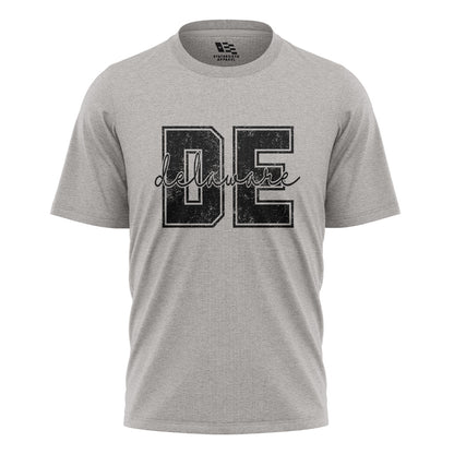 Delaware DE Letters T-Shirt | Varsity Script Tee - sport-grey - image 5