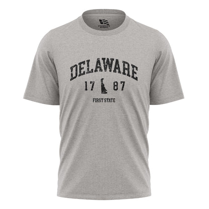 Delaware First State 1787 T-Shirt | Varsity Tee - sport-grey - image 5