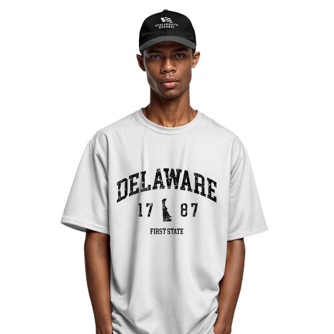 Delaware First State 1787 T-Shirt | Varsity Tee - white - image 11