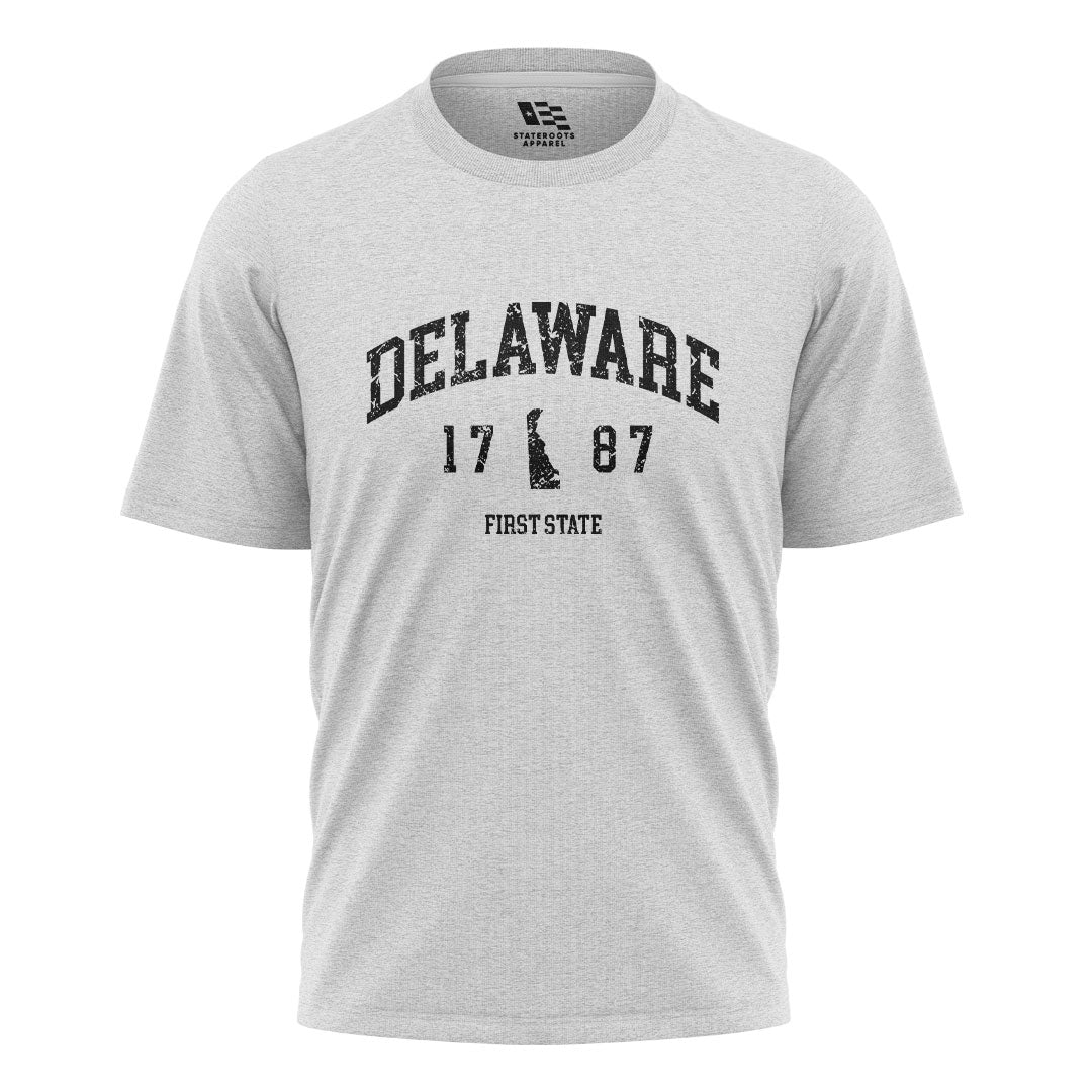 Delaware First State 1787 T-Shirt | Varsity Tee - white - image 2