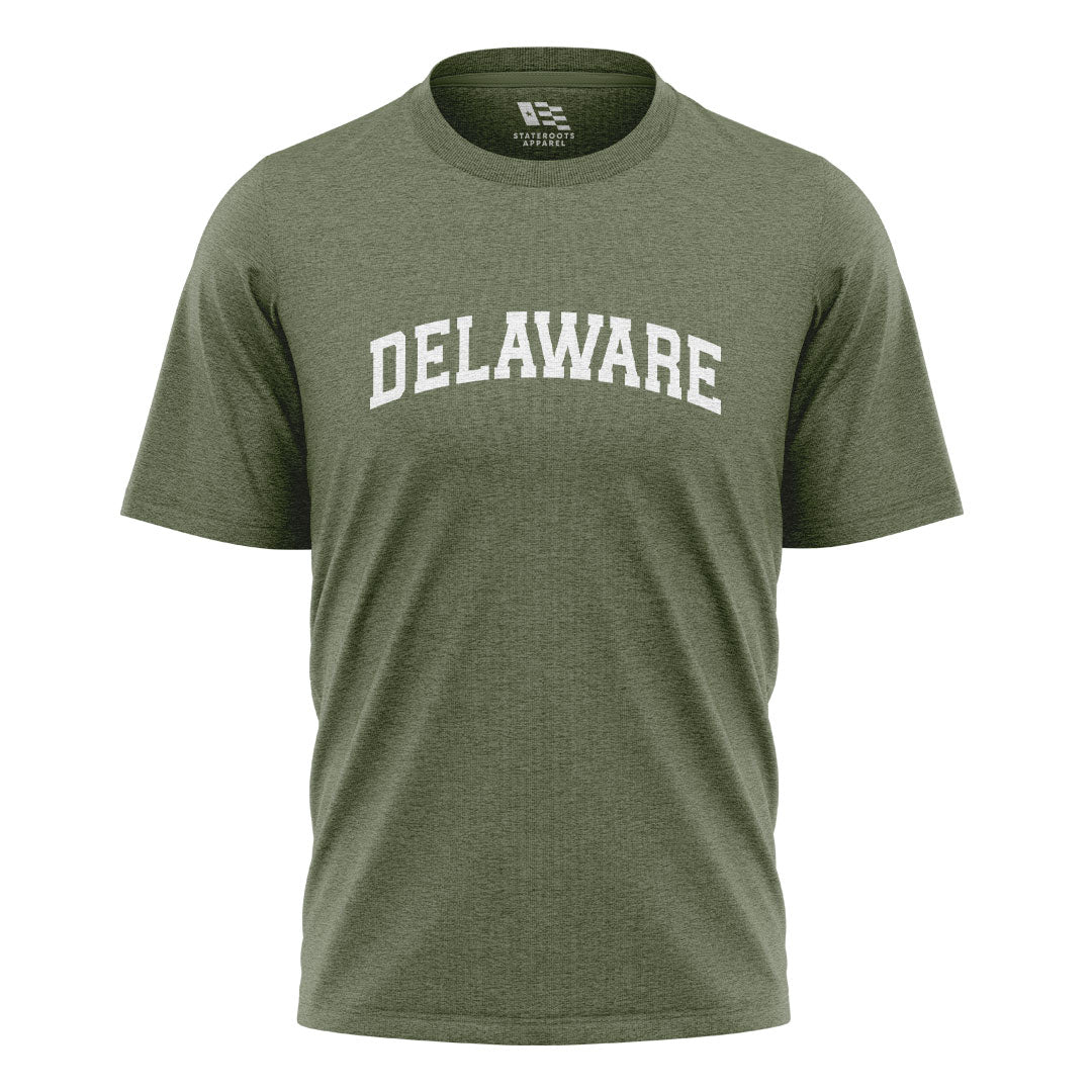 Delaware Varsity Arch T-Shirt military-green front