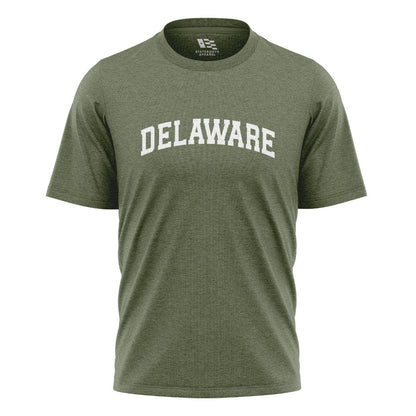 Delaware Varsity Arch T-Shirt military-green front