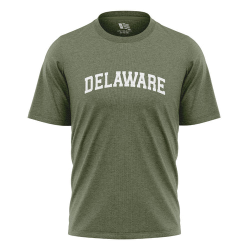 Delaware Varsity Arch T-Shirt military-green front