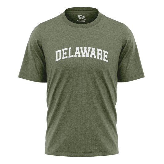 Delaware Varsity Arch T-Shirt military-green front