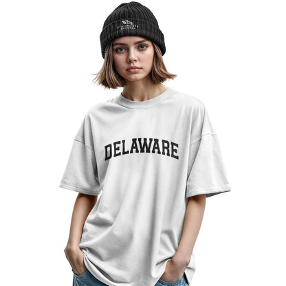 Delaware Varsity Arch T-Shirt military-green back