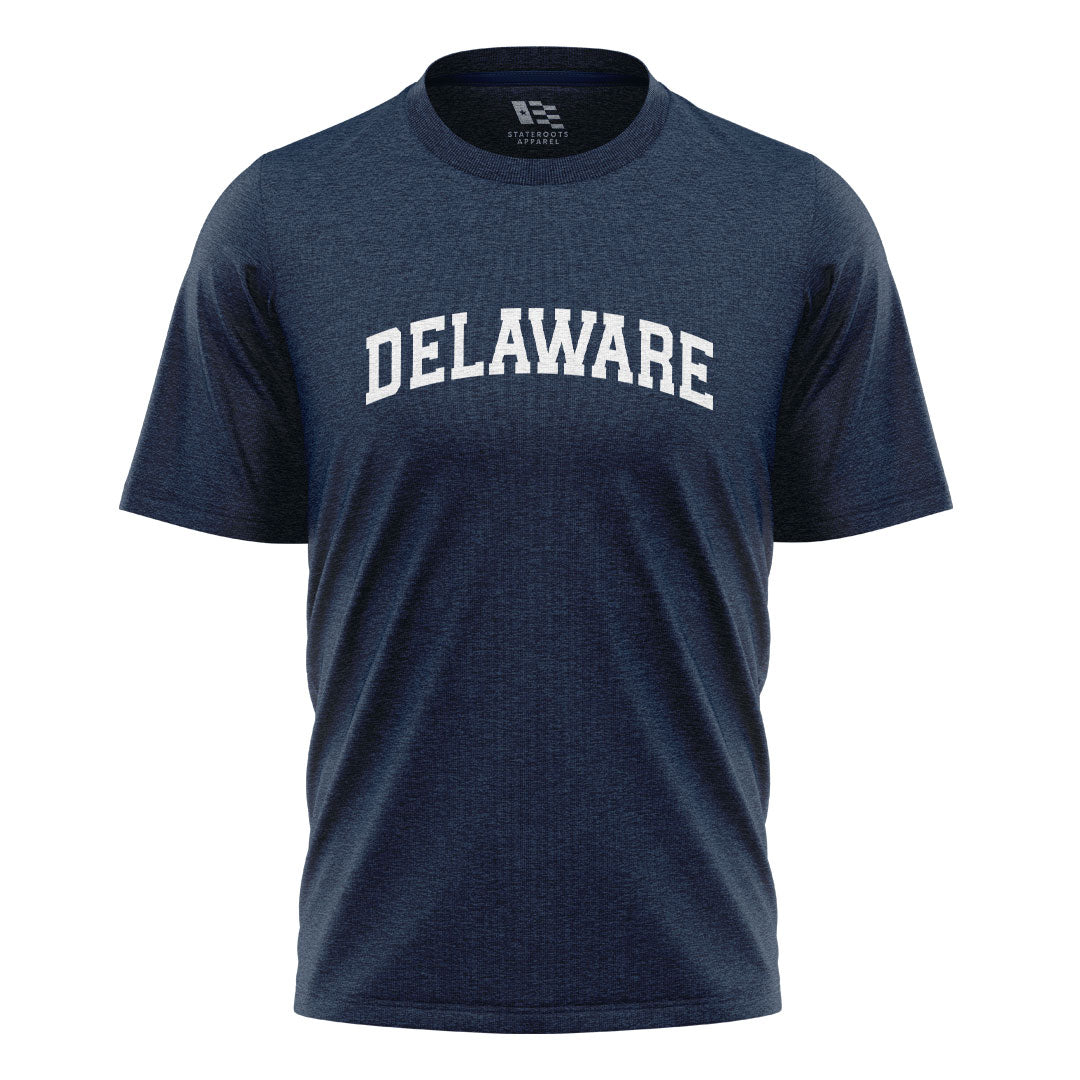 Delaware Varsity Arch T-Shirt navy front